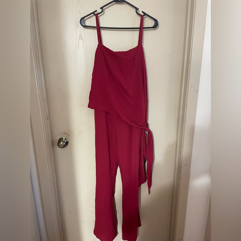 HALARA Burgundy Women's Jumpsuit